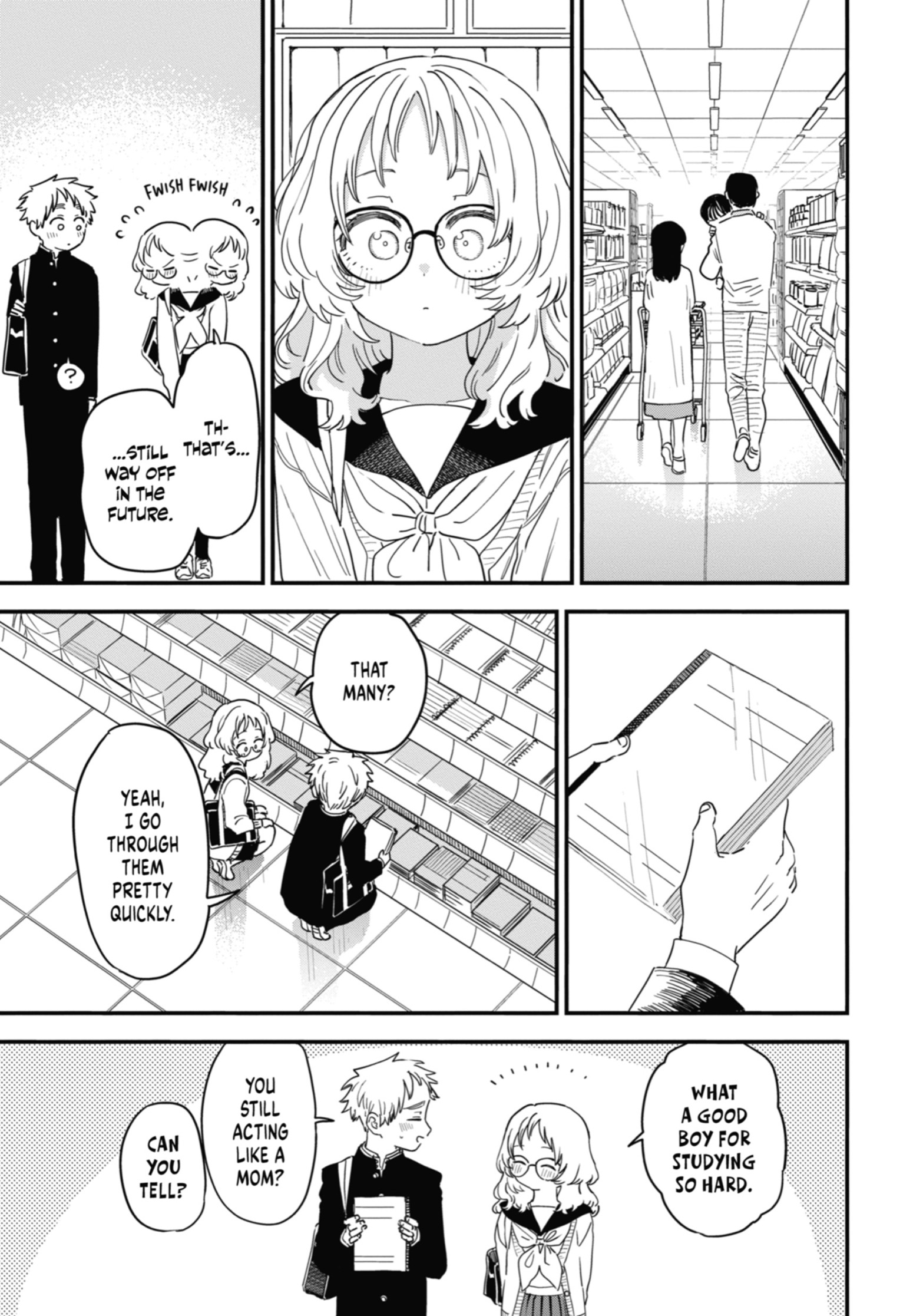 Suki na Ko ga Megane wo Wasureta, Chapter 88 image 09